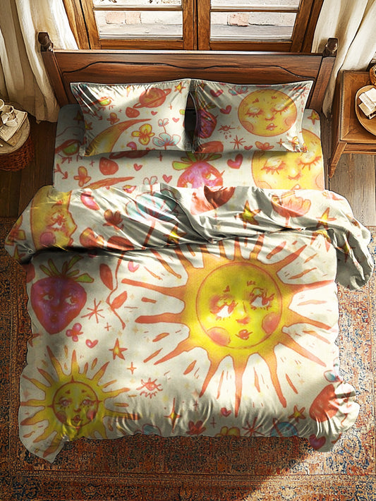 Celestial Spring Retro Art Print Sheet Set