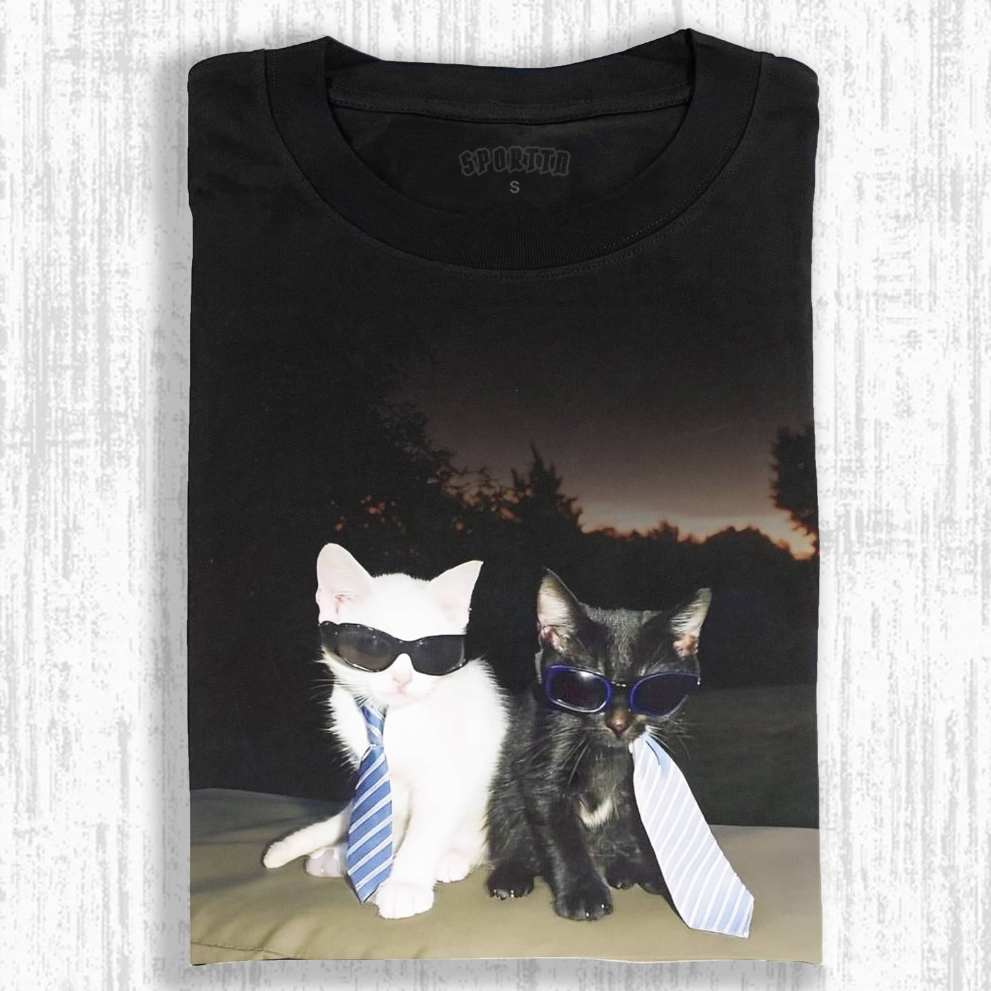 WACKY CAT TEE. 7.18