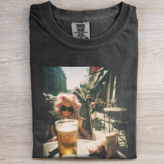 DOLL FACE MEME TERRACE ATTITUDE TEE