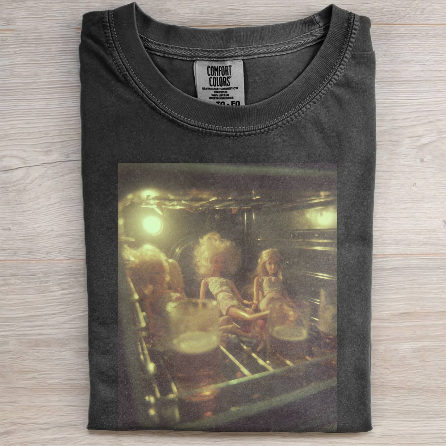 BARBIECORE DRINKING BEER, OVEN, VACATION TEE
