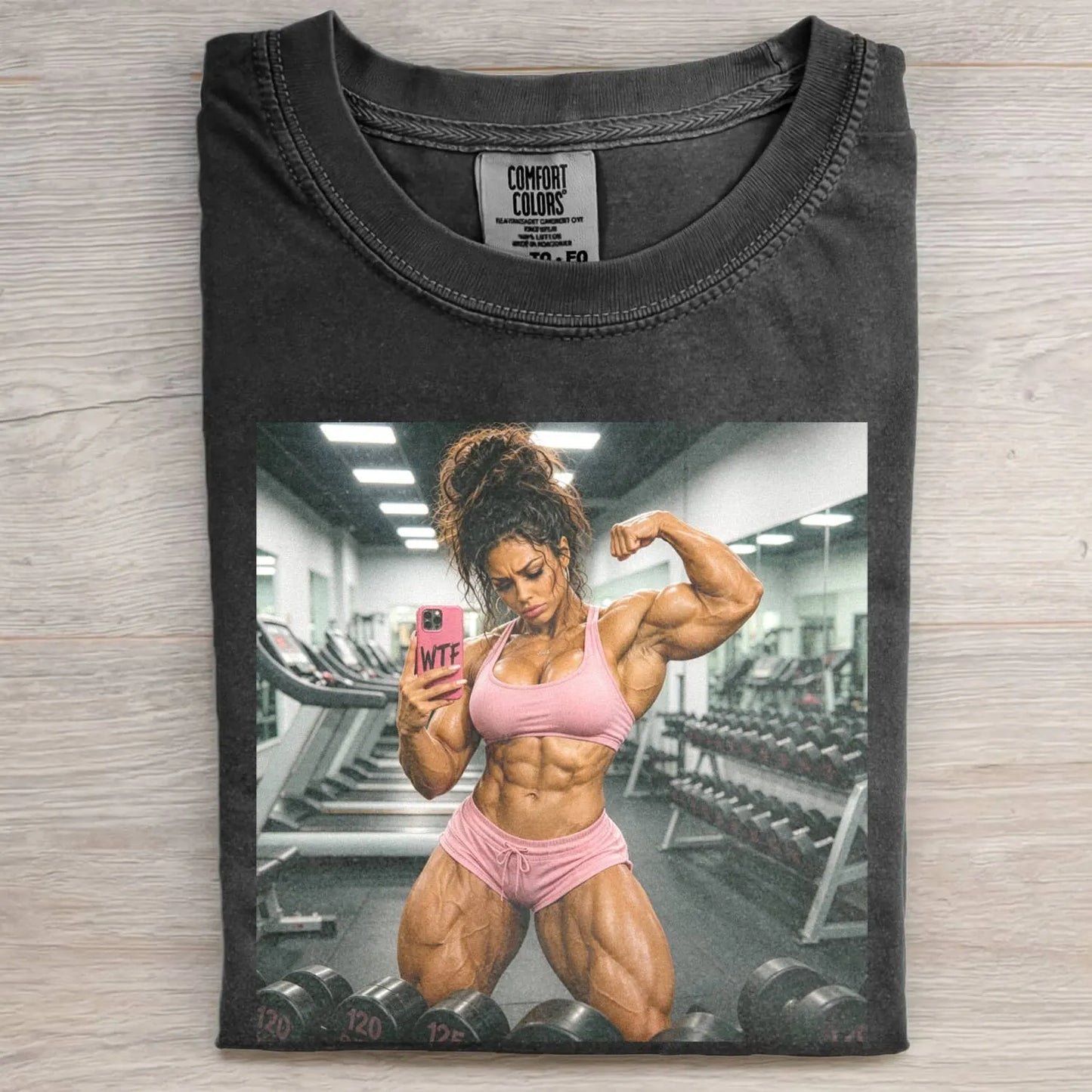 GYM DOLL GIRL FUNNY FACE MEME TEE