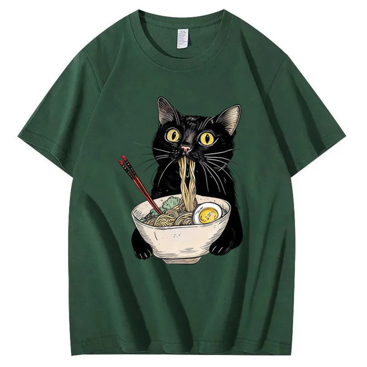 Ramen Cat Foodie Lover T-Shirt