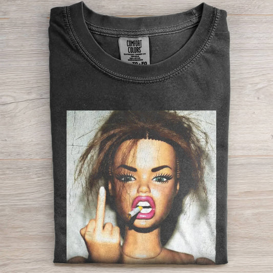 DOLL FACE MEME ANGRY TEE