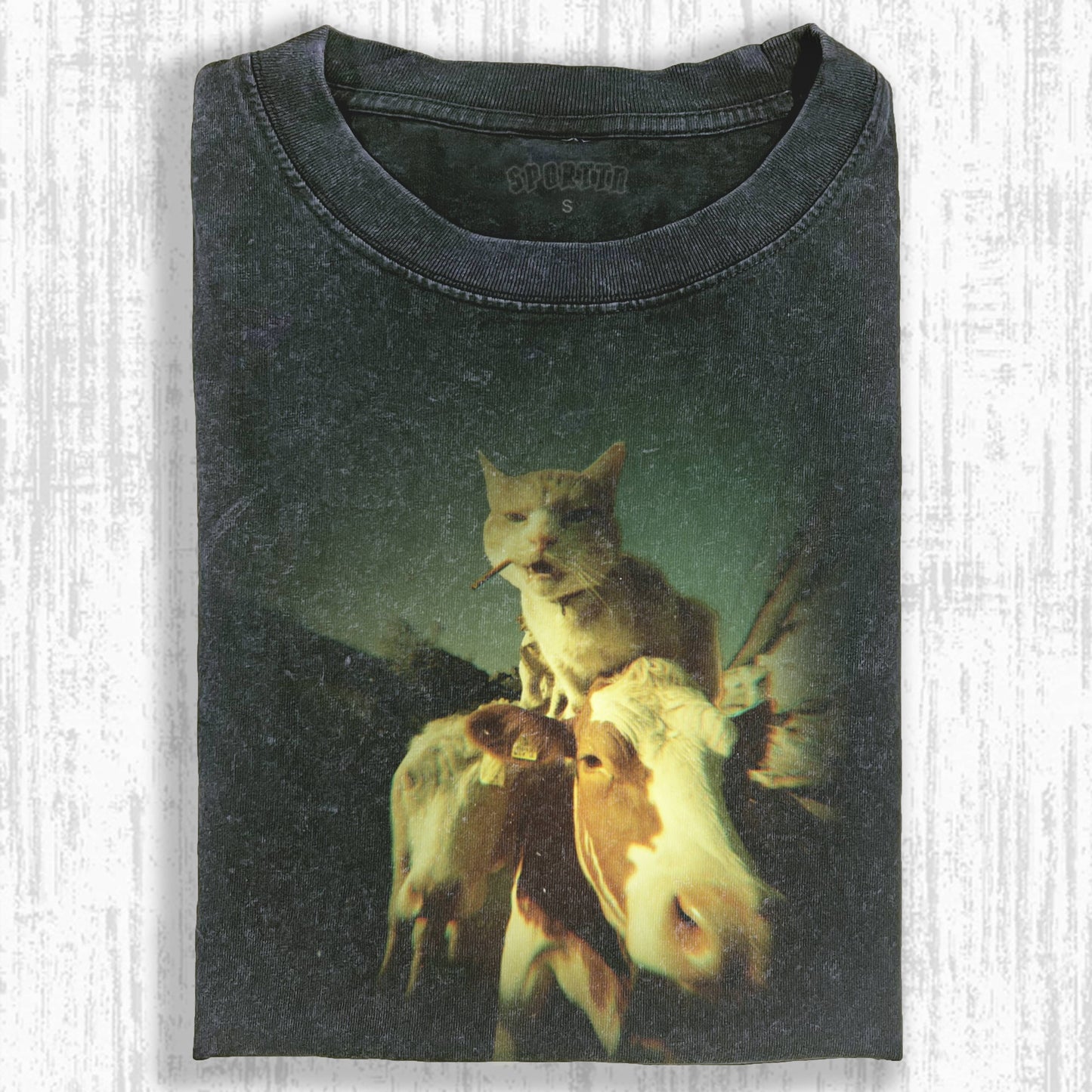 WACKY CAT TEE. 7.18