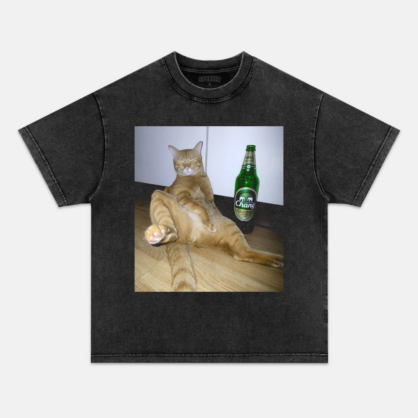 WACKY CAT TEE. 7.3