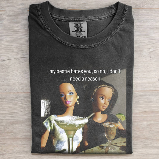 DOLL FACE MEME BESTIE’S WORD IS LAW. 🍸 TEE