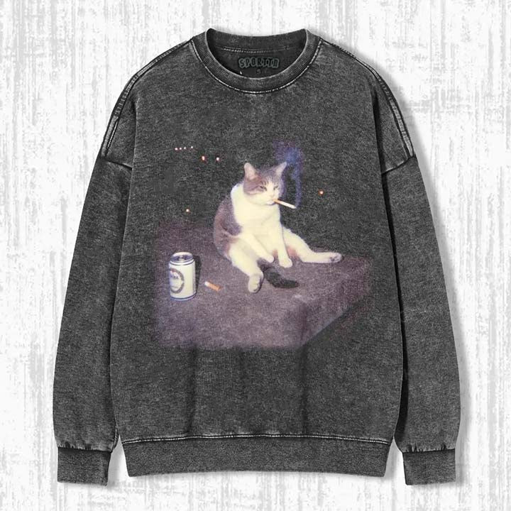 WACKY CAT SWEATSHIRTS & HOODIES