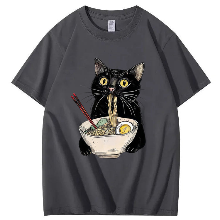 Ramen Cat Foodie Lover T-Shirt