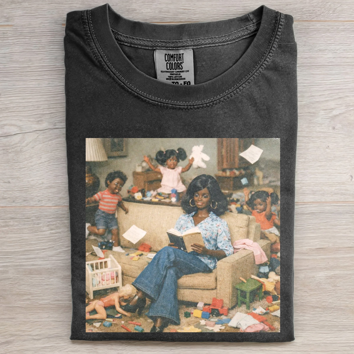 CHILL GIRL DOLL FUNNY MEME RETRO TEE