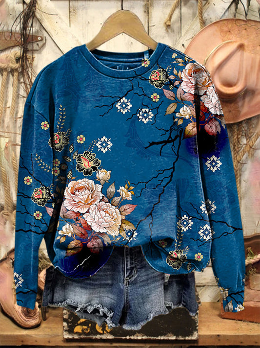 Vintage Art Casual  Sweatshirt