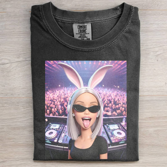 DOLL DJ FACE MEME TEE
