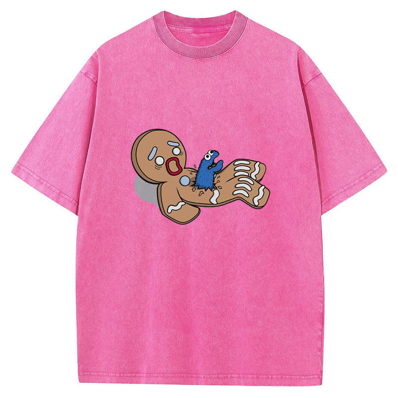 Alien Nom Nom Washed T-Shirt