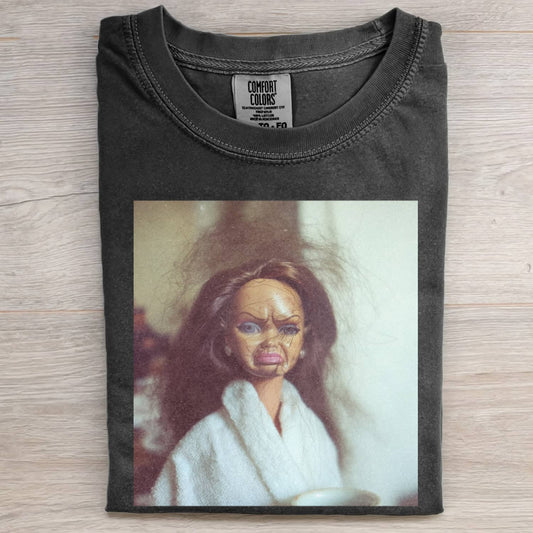 DISGUSTED DOLL BLACK GIRL GIRL FUNNY MEME TEE