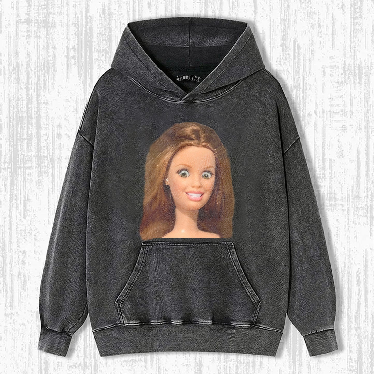 SURPRISED BARBIE PRINT T-SHIRT