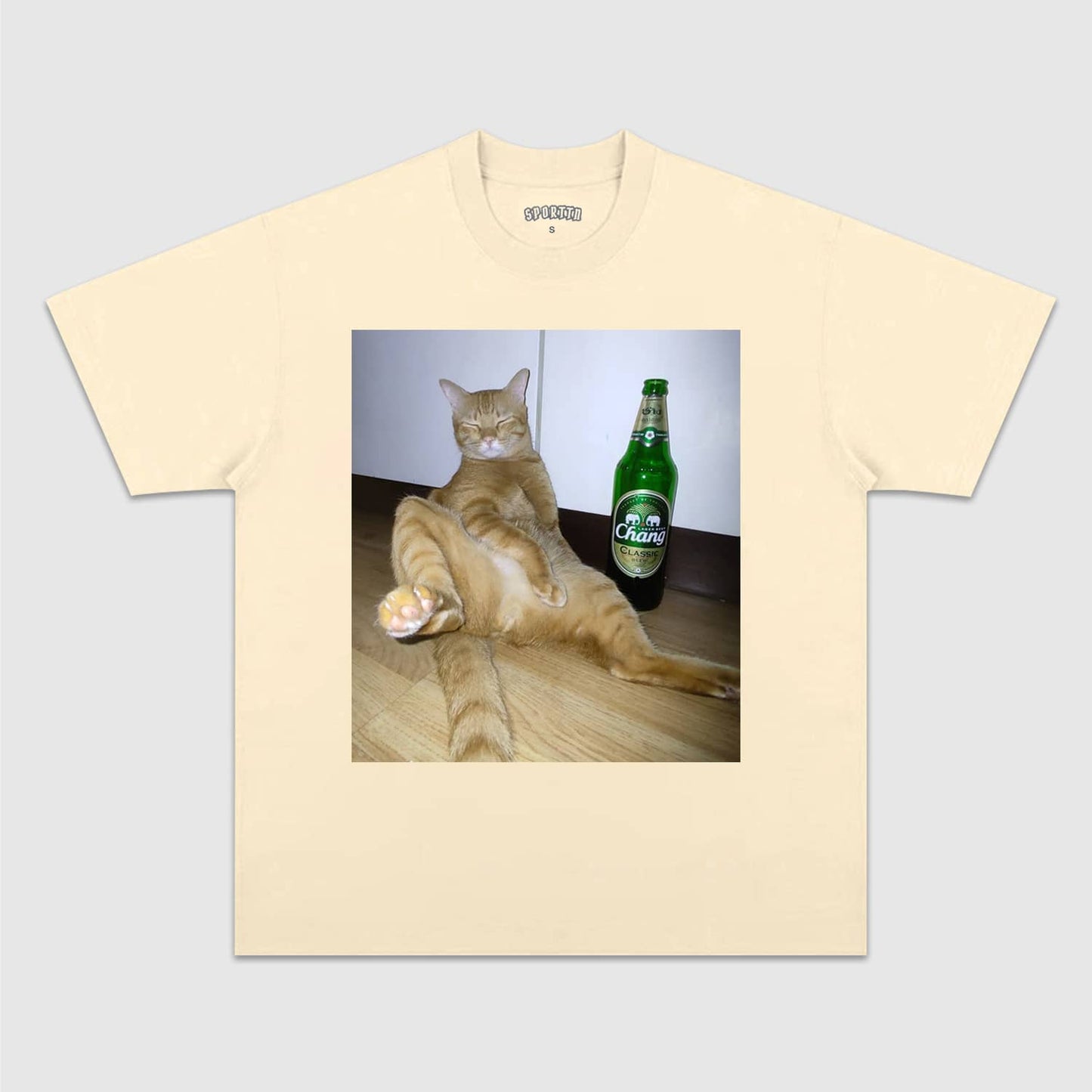 WACKY CAT TEE. 7.3