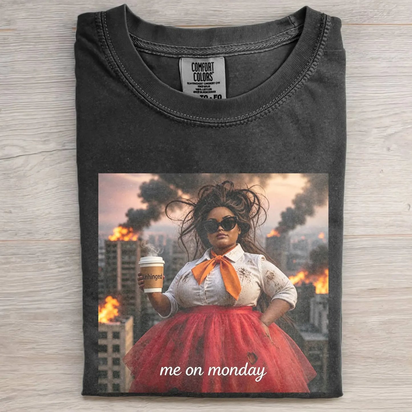 UNHINGED BBW DOLL GIRL FUNNY MEME TEE