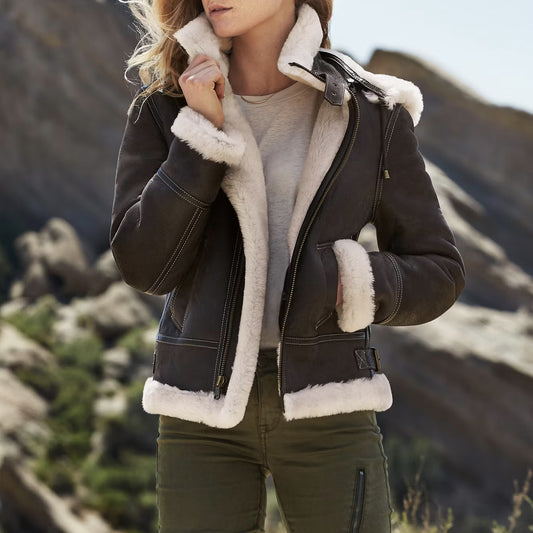 Autumn Winter Thick Fur Coat Jacket