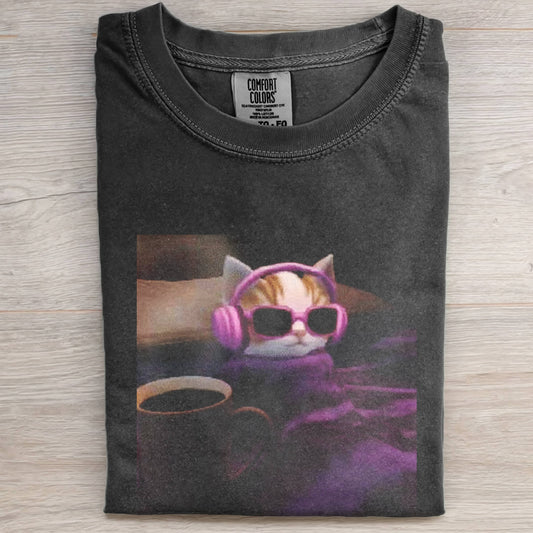 SLEEPING CAT T-SHIRT