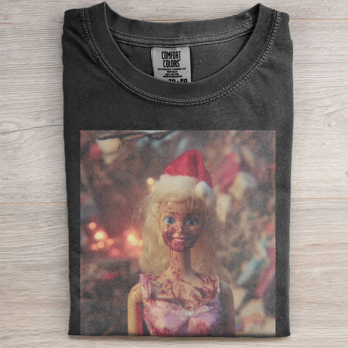 CHRISTMAS BLOODY BARBIECORE TEE