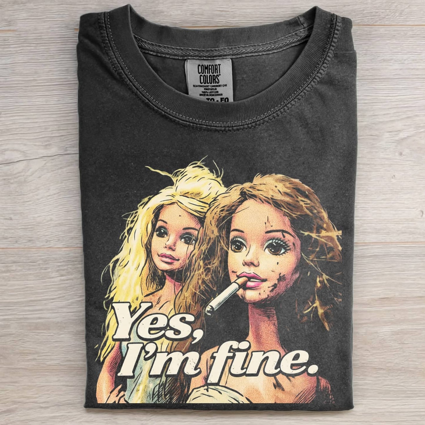 COLLECTIBLE DOLL GIRL FACE MEME TEE