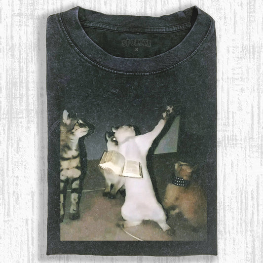 WACKY CAT TEE. 7.18