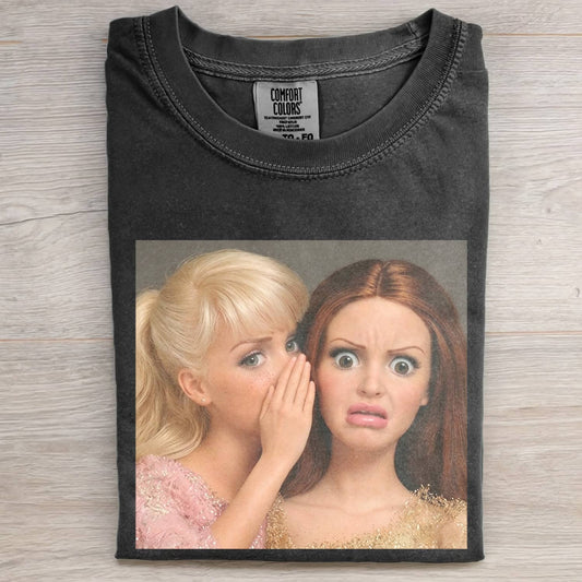 DISGUSTED DOLL GIRL FUNNY MEME TEE