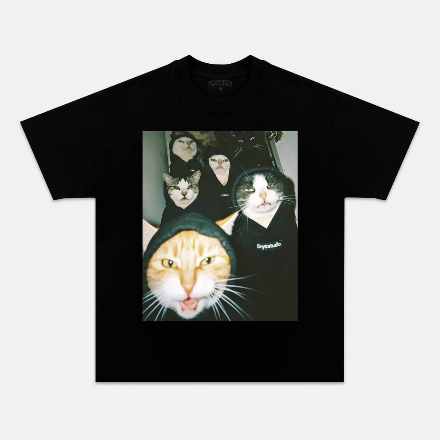 WACKY CAT TEE. 7.3