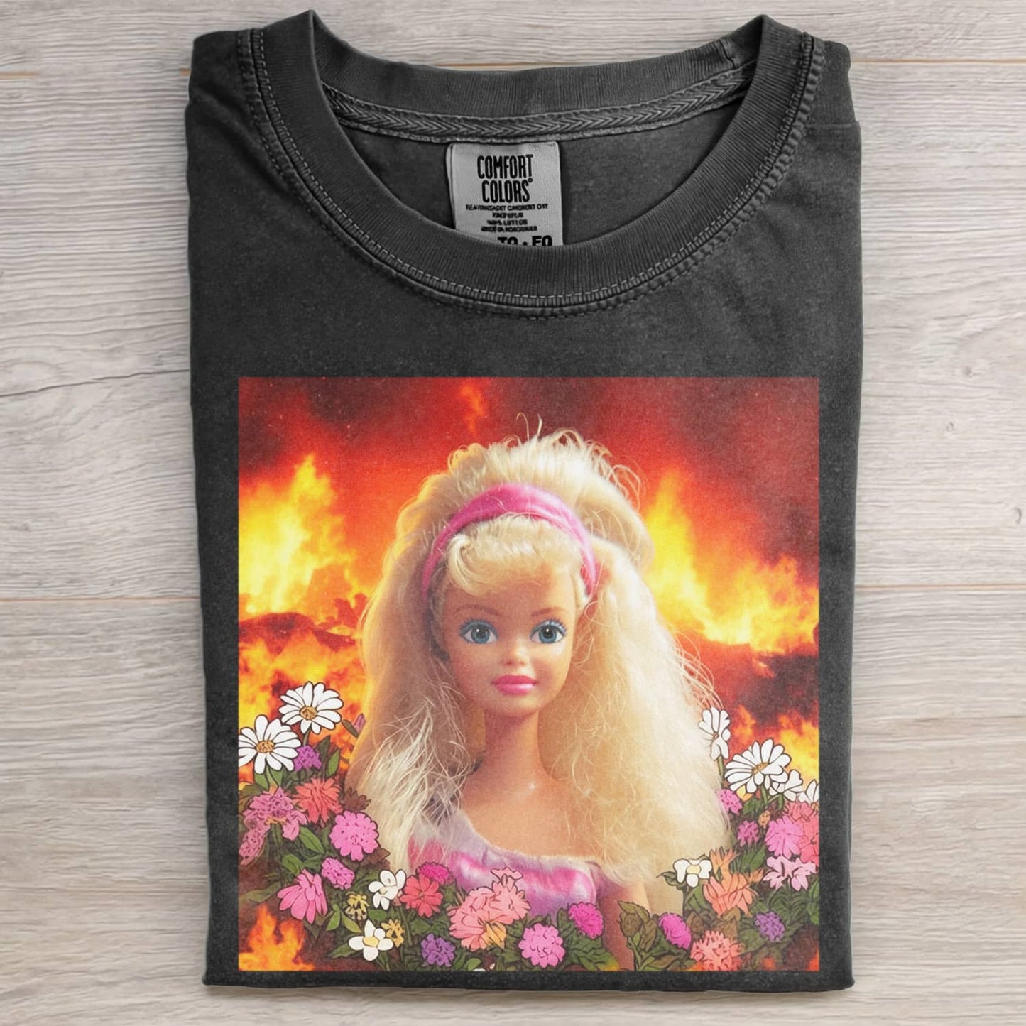 CHILL GIR DOLL FACE FUNNY MEME TEE