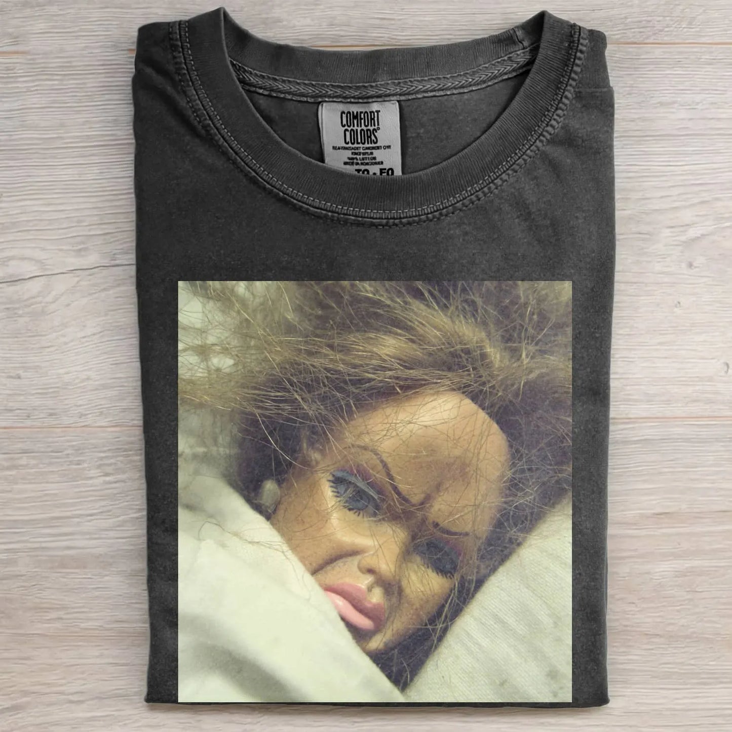 GRUMPY DOLL GIRL FACE MEME TEE