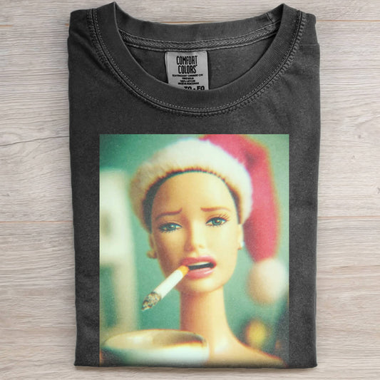 CHRISTMAS BARBIECORE SMOKING TEE
