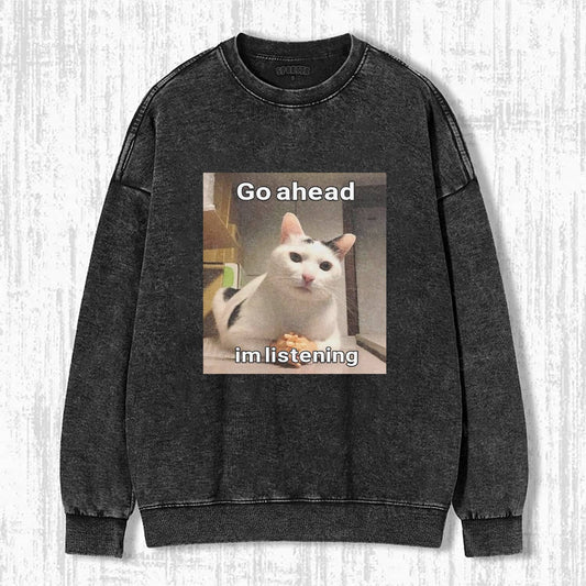 CAT MEME ICON SWEATSHIRTS