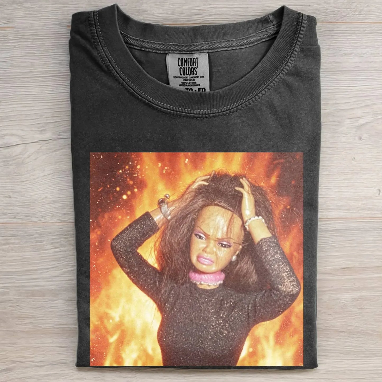GRUMPY DOLL GIRL FACE MEME TEE