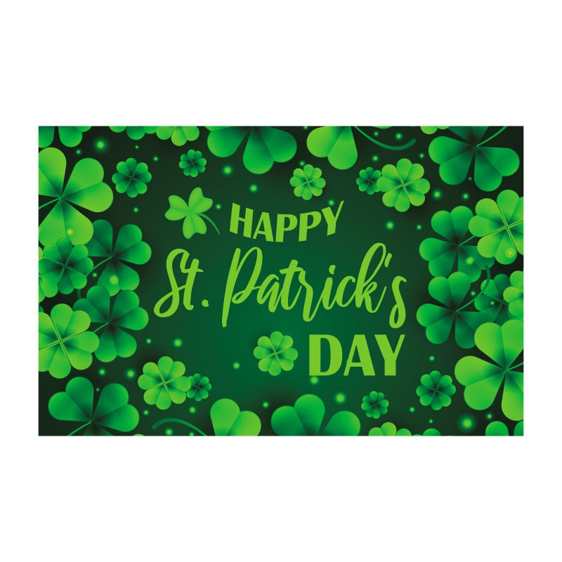 St. Patrick's Day Background Holiday Party Flag