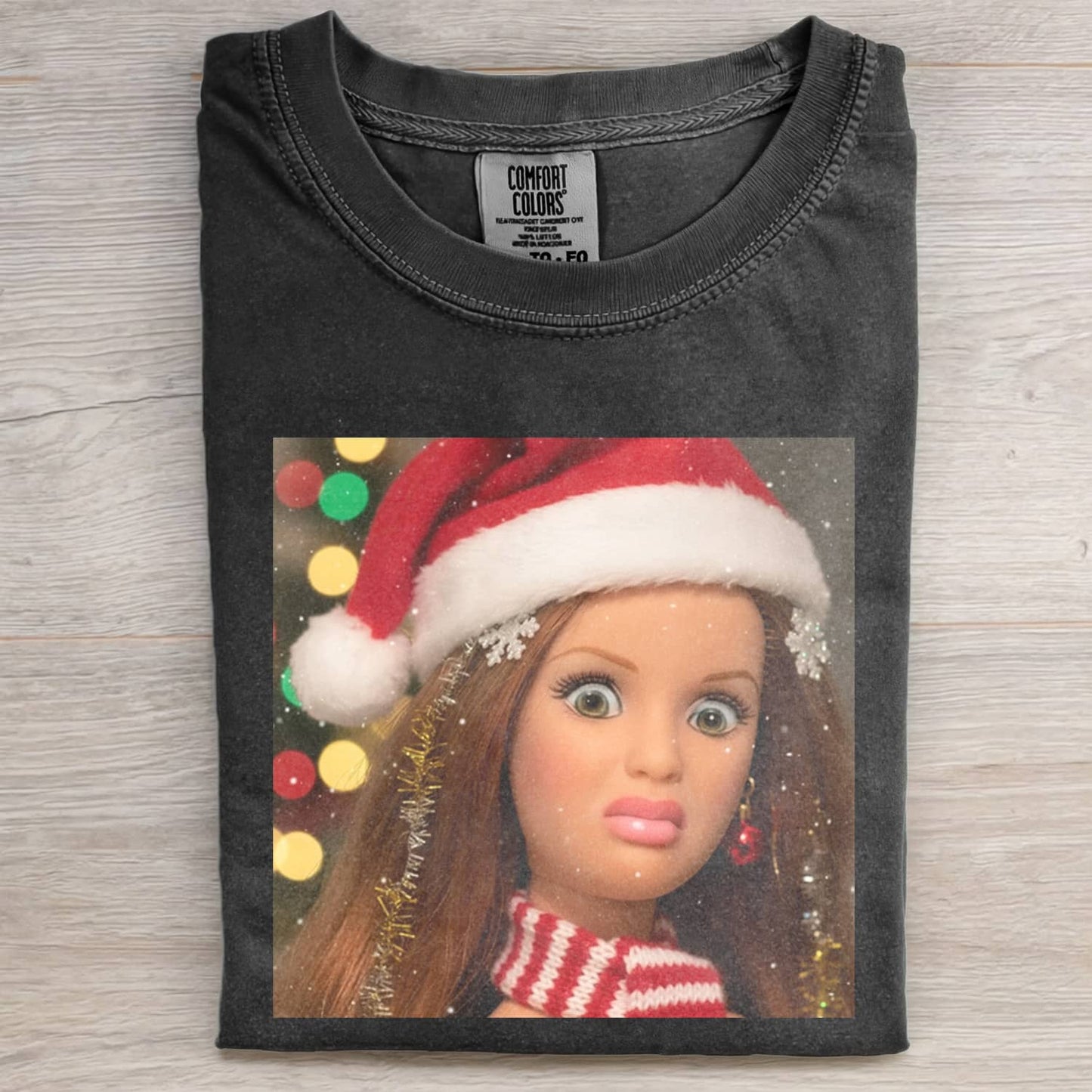 CHRISTMAS BARBIE GIRL MEME MOOD ICON TEE