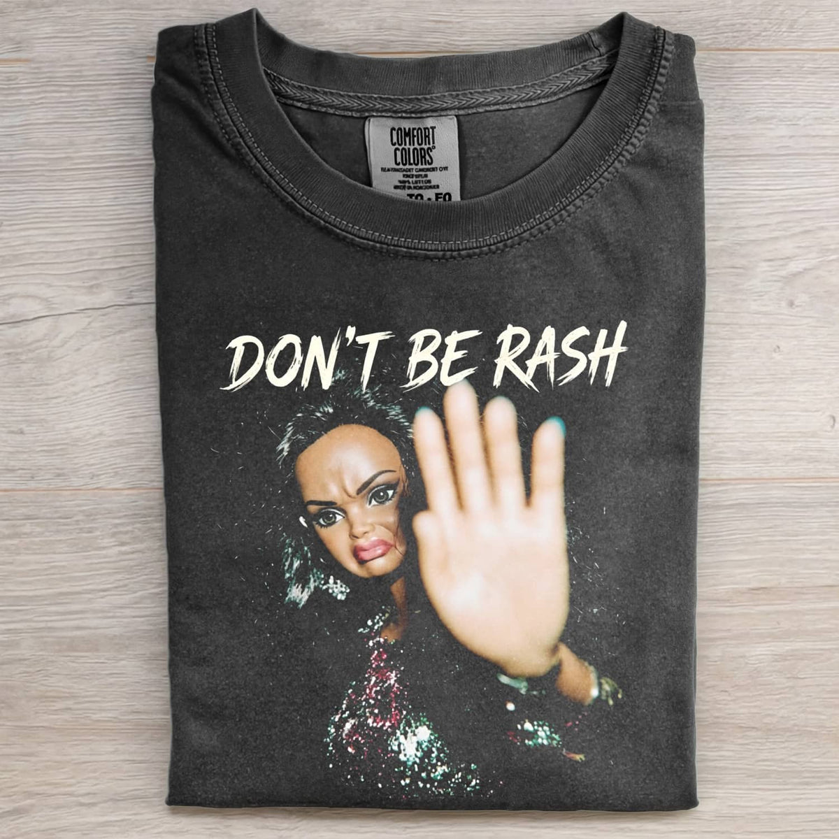 BLACK GIRL DOLL FUNNY MEME TEE