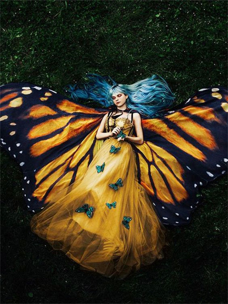 Dreamy Butterfly Inspired Wings Fairy Cape