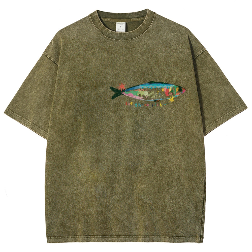 Unisex Fit Washed T-Shirt