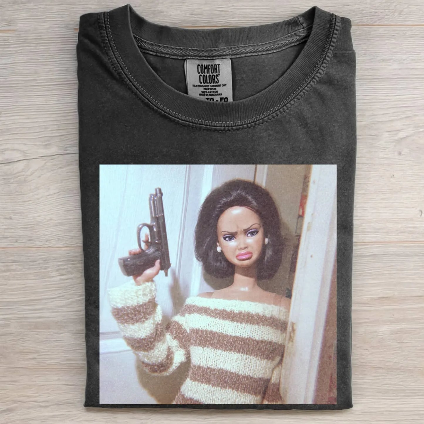 STANK FACE DOLL GIRL FUNNY MEME TEE