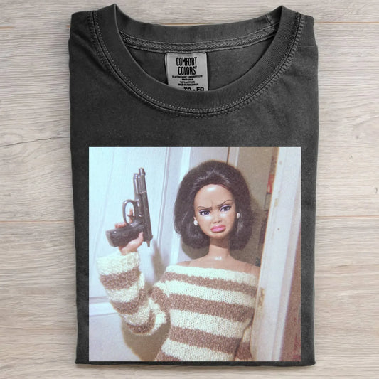STANK FACE DOLL GIRL FUNNY MEME TEE