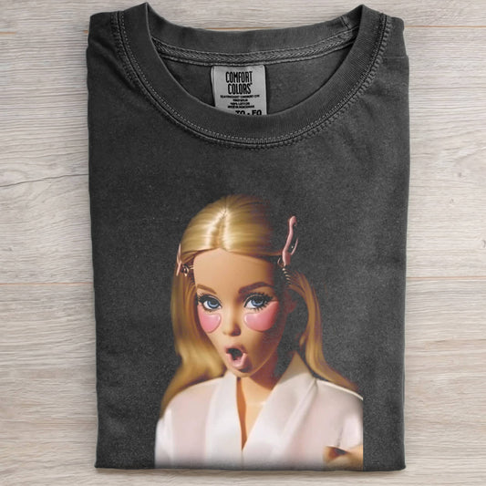 SURPRISED DOLL FACE MEME TEE