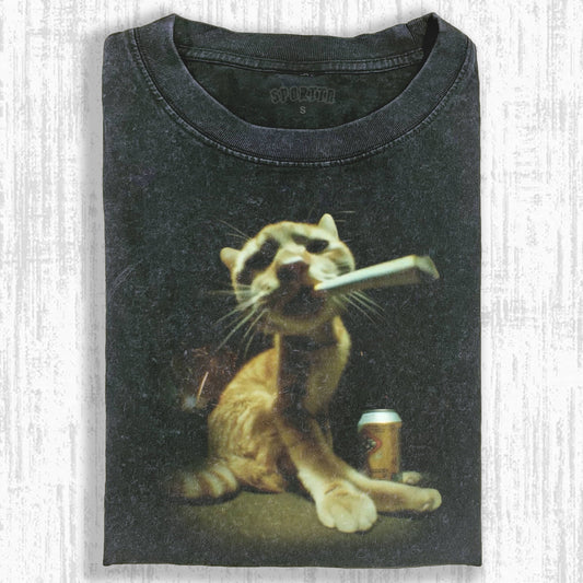 WACKY CAT TEE. 7.18