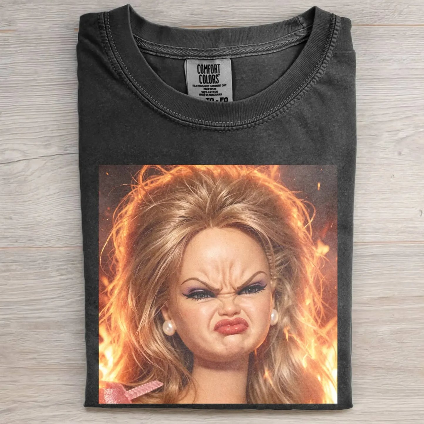 MEAN FACE DOLL GIRL MEME TEE