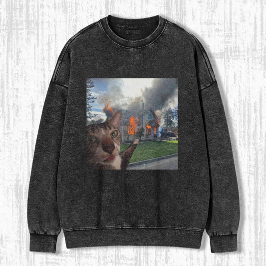 CAT MEME ICON SWEATSHIRTS