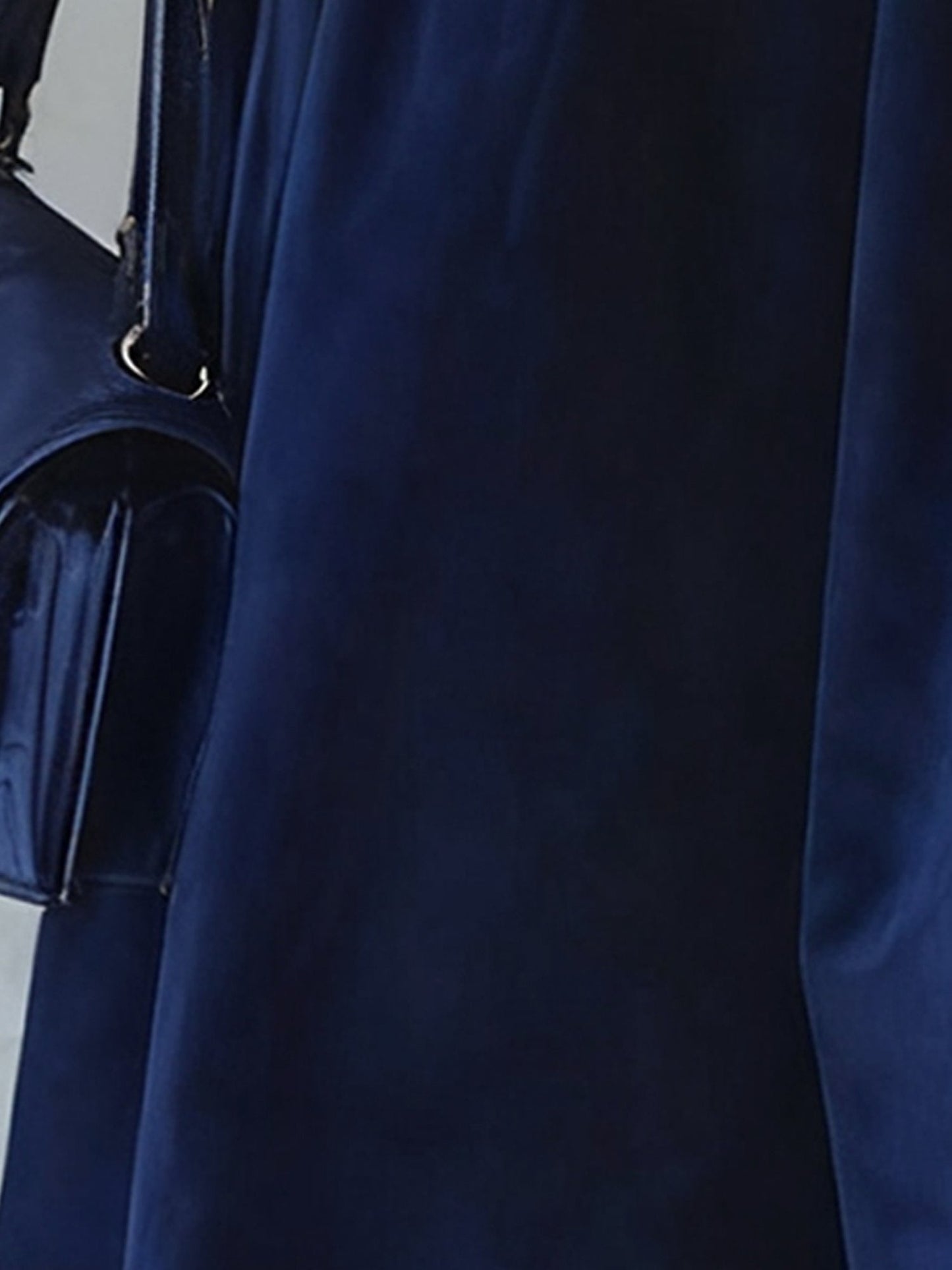 Midi Cotton Skirt, Plain, Pocket Design, Vintage, Green