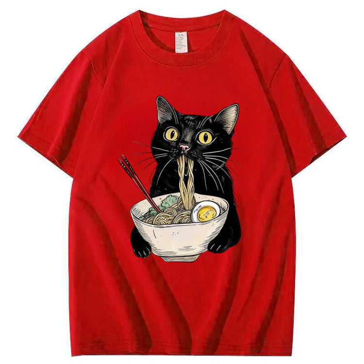 Ramen Cat Foodie Lover T-Shirt
