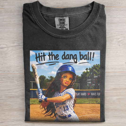 DOLL FACE MEME BASEBALL TEE