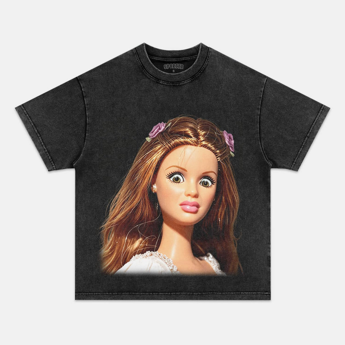 COLLECTIBLE DOLL GIRL FACE MEME TEE