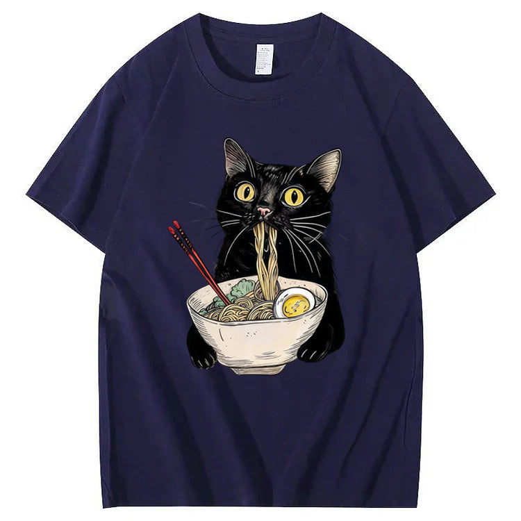 Ramen Cat Foodie Lover T-Shirt