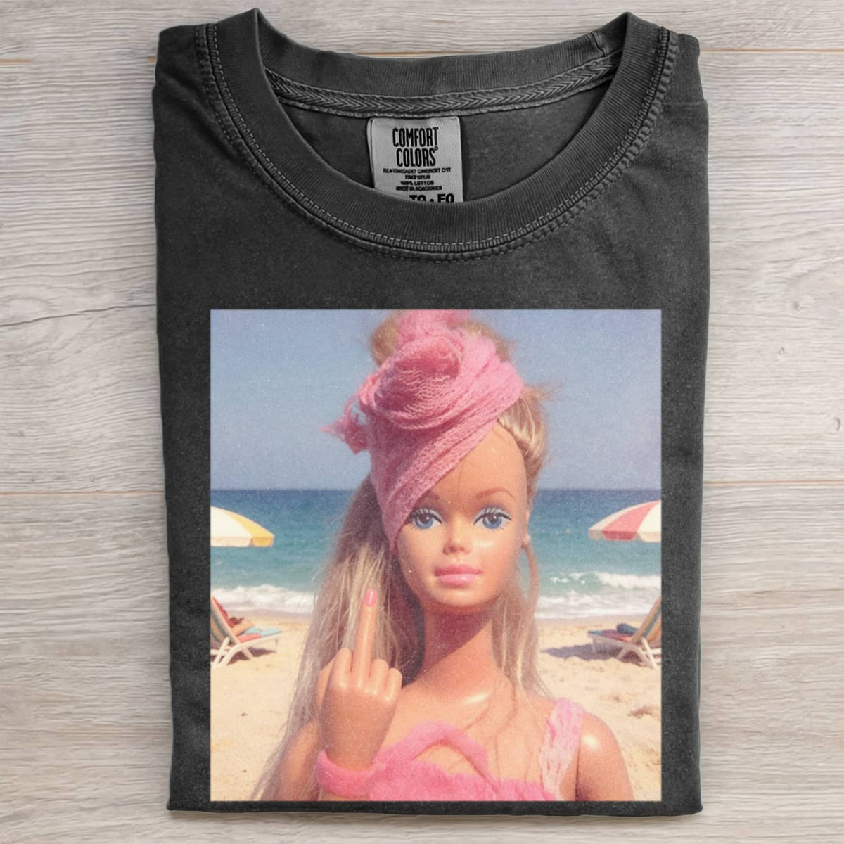 DISGUSTED FACE DOLL GIRL FUNNY MEME TEE