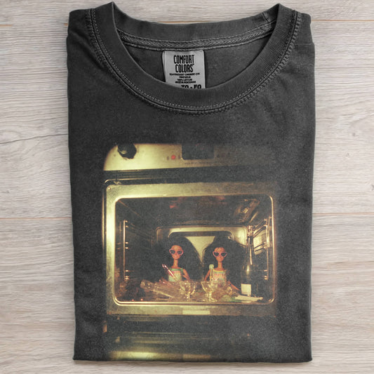 OVEN-BAKED EXQUISITE BARBIECORE TEE